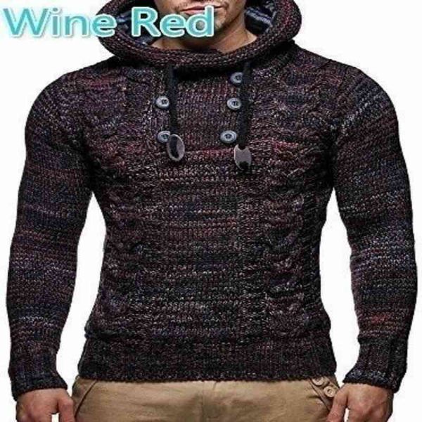 2021 europe america autumn and winter slim high collar warm fashion men's simple casual hooded wool knitted large sweater, Black
2021 europe america autumn and winter slim high collar warm fashion men's simple casual hooded wool knitted large sweater, Black