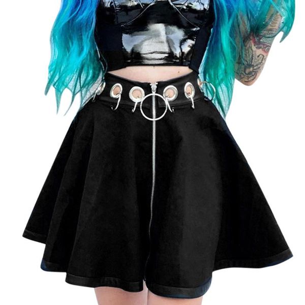 women party gothic punk black zipper hollow out a-line short mini skirt skort for skirts with high waist
women party gothic punk black zipper hollow out a-line short mini skirt skort for skirts with high waist