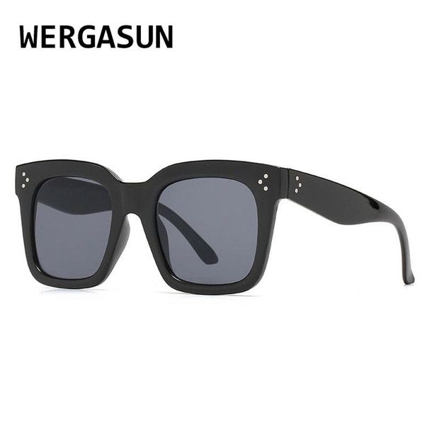 sunglasses wergasun square women brand designer retro big frame sun glasses vintage gradient female oculos feminino uv400, White;black
sunglasses wergasun square women brand designer retro big frame sun glasses vintage gradient female oculos feminino uv400, White;black