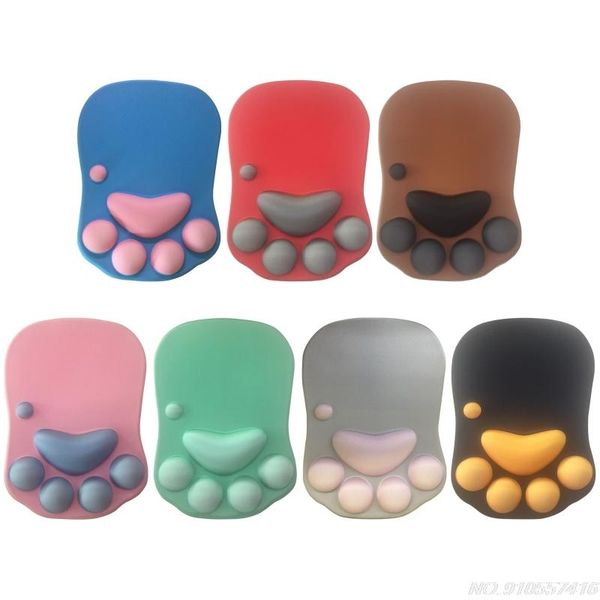 mouse pads & wrist rests 3d cute pad anime soft silicone cat rest support memory foam gaming mousepad mat d17 20 drop 
mouse pads & wrist rests 3d cute pad anime soft silicone cat rest support memory foam gaming mousepad mat d17 20 drop