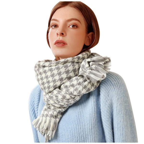 scarves designer knitted spring winter warm soft casual women scarf plaid cashmere shawls bandana neckerchiefs, Blue;gray
scarves designer knitted spring winter warm soft casual women scarf plaid cashmere shawls bandana neckerchiefs, Blue;gray