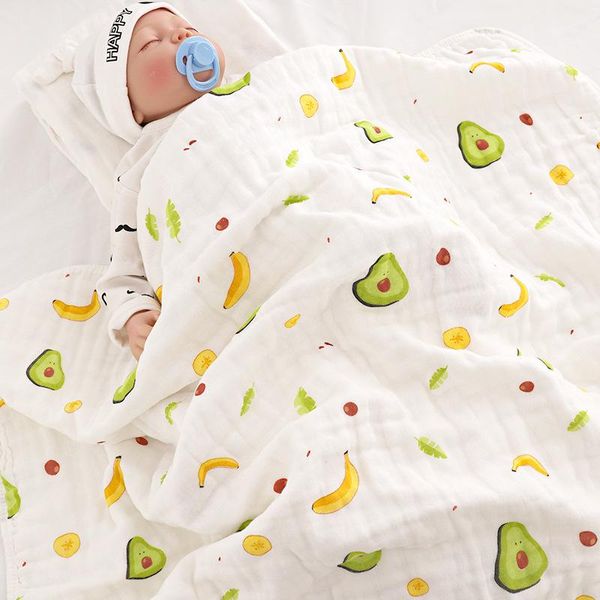 layer muslin blanket born baby 100% cotton swaddle wrap receiving manta 110x110cm bedding infantil playmats stroller cover blankets & swaddl 
layer muslin blanket born baby 100% cotton swaddle wrap receiving manta 110x110cm bedding infantil playmats stroller cover blankets & swaddl