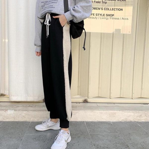 women's pants & capris 2021 autumn winter women pencil high waist casual loose elastic skinny trousers fit lady, Black;white
women's pants & capris 2021 autumn winter women pencil high waist casual loose elastic skinny trousers fit lady, Black;white