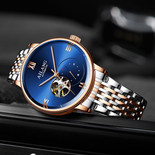clock masculino ailang automatic mechanical s gentlemen complete steel man business fashion luxury gifts, Slivery;brown
clock masculino ailang automatic mechanical s gentlemen complete steel man business fashion luxury gifts, Slivery;brown