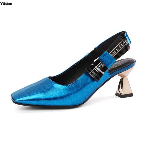olomm women summer leather pumps strange heels nice square toe gorgeous blue silver dress shoes us size 4, Black
olomm women summer leather pumps strange heels nice square toe gorgeous blue silver dress shoes us size 4, Black