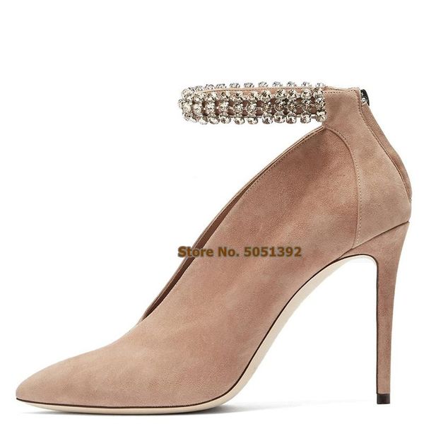dress shoes shinning rhinestone glittering ankle straps high heel women suede pointed toe nude fashion banquet wedding plus, Black
dress shoes shinning rhinestone glittering ankle straps high heel women suede pointed toe nude fashion banquet wedding plus, Black