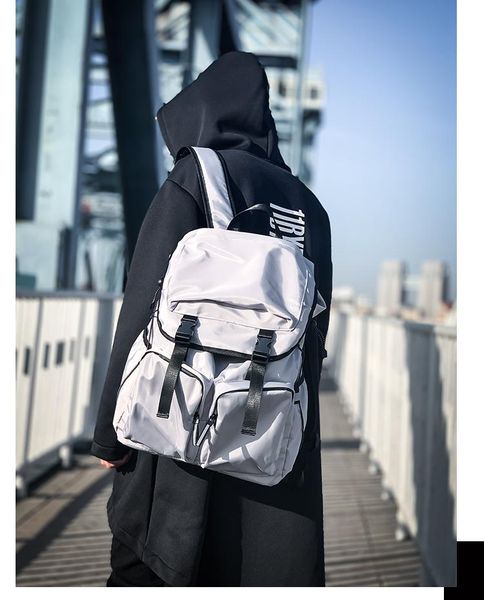 men's backpack fashion trend large-capacity computer travel college student schoolbag
men's backpack fashion trend large-capacity computer travel college student schoolbag
