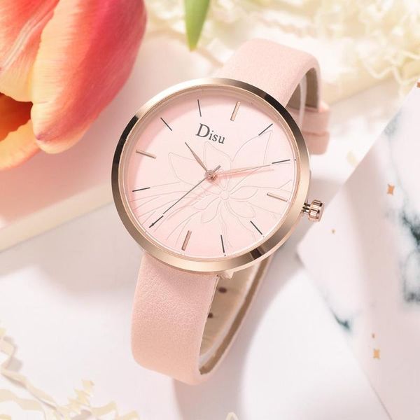 wristwatches fashion women's watches lotus pattern scale ladies quartz wristwatch temperament leather strap minimalism clock 50, Slivery;brown
wristwatches fashion women's watches lotus pattern scale ladies quartz wristwatch temperament leather strap minimalism clock 50, Slivery;brown