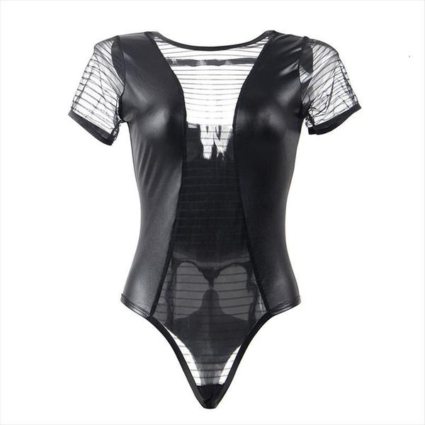 leather stitching body womens rompers suits black striped short sleeve o neck club clothes rs80642, Black;white
leather stitching body womens rompers suits black striped short sleeve o neck club clothes rs80642, Black;white