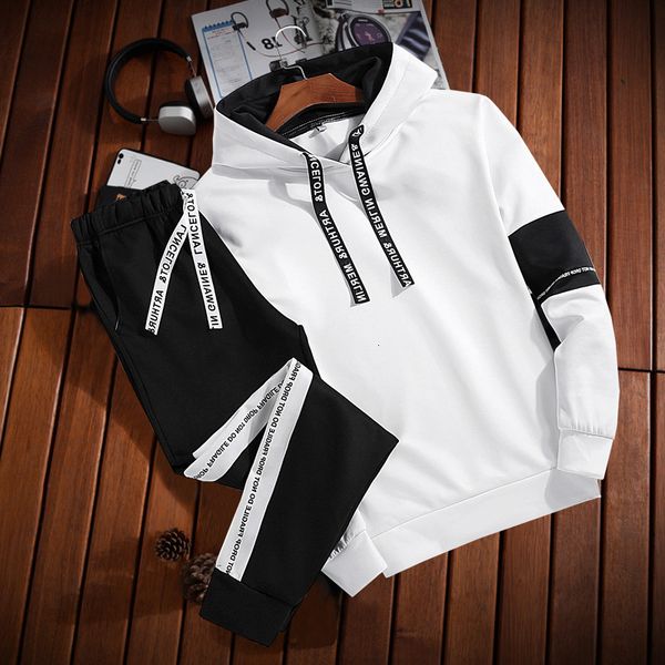 sweater hooded autumn tether thin pants two-piece men's leisure youth fashion suit 7388, Black
sweater hooded autumn tether thin pants two-piece men's leisure youth fashion suit 7388, Black