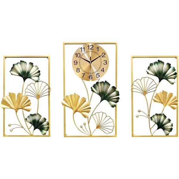 wall clocks 3pcs/set ginkgo clock living room home creative personality mute quartz hanging watch decor 20 inches
wall clocks 3pcs/set ginkgo clock living room home creative personality mute quartz hanging watch decor 20 inches
