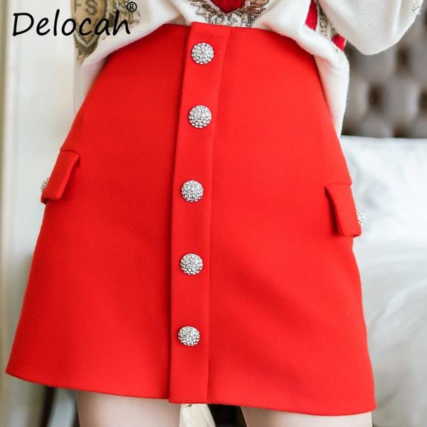 skirts delocah 2021 autumn women runway fashion designer gorgeous crystal button pockets solid printed a-line mini skirt, Black
skirts delocah 2021 autumn women runway fashion designer gorgeous crystal button pockets solid printed a-line mini skirt, Black