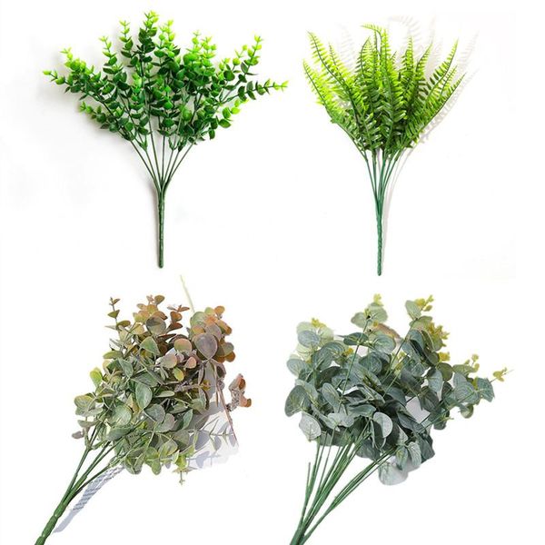 decorative flowers & wreaths artificial plants eucalyptus grass plastic ferns green leaves fake flower plant wedding home decoration table d
decorative flowers & wreaths artificial plants eucalyptus grass plastic ferns green leaves fake flower plant wedding home decoration table d