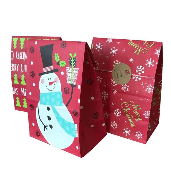 gift wrap 6pcs christmas candy bags santa claus/snowman paper gifts bag for 2021 noel party supplies merry xmas crafts navidad decoration
gift wrap 6pcs christmas candy bags santa claus/snowman paper gifts bag for 2021 noel party supplies merry xmas crafts navidad decoration