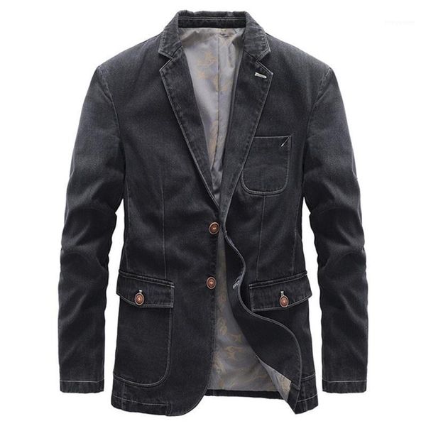 men's jackets 2021 spring autumn denim men 2 color handsome streetwear business casual coats jacket for, Black;brown
men's jackets 2021 spring autumn denim men 2 color handsome streetwear business casual coats jacket for, Black;brown