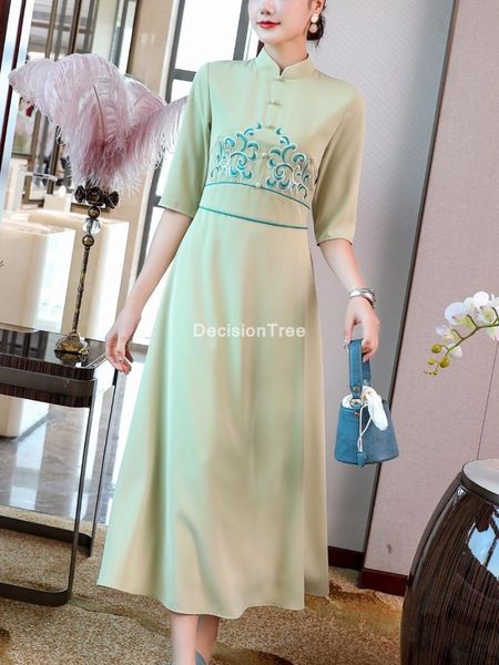 ethnic clothing 2021 chinese style lady cheongsam elegant dress vestidso vintage flower embroidery qipao oriental year evening, Red
ethnic clothing 2021 chinese style lady cheongsam elegant dress vestidso vintage flower embroidery qipao oriental year evening, Red