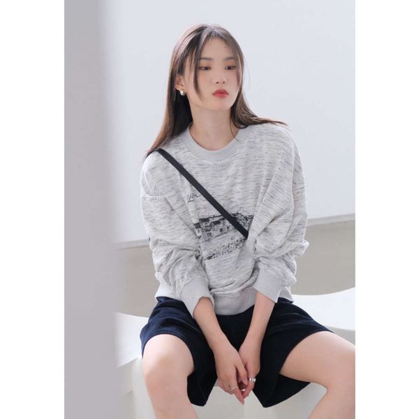 weisong early autumn korean loose print round neck pullover long sleeve thin women's sweater, Black
weisong early autumn korean loose print round neck pullover long sleeve thin women's sweater, Black