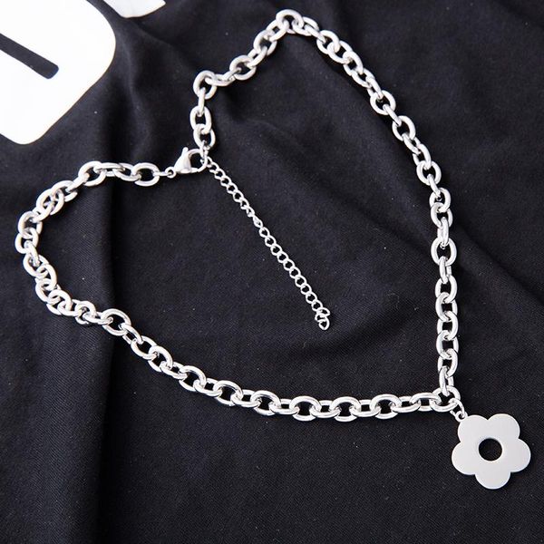 chains cool hip-hop couple thick chain plum blossom necklace street style bungee trendy men's pendant female sweater, Silver
chains cool hip-hop couple thick chain plum blossom necklace street style bungee trendy men's pendant female sweater, Silver
