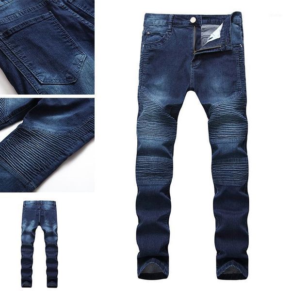 men's jeans design 2021 denim ripped men trousers slim fit homme fold pattern fashion, Blue
men's jeans design 2021 denim ripped men trousers slim fit homme fold pattern fashion, Blue