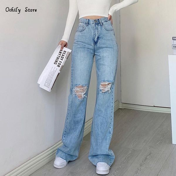 women's jeans high waist fashion baggy straight ripped pants ladies 2021 spring joggers casual trouser female clothing, Blue
women's jeans high waist fashion baggy straight ripped pants ladies 2021 spring joggers casual trouser female clothing, Blue