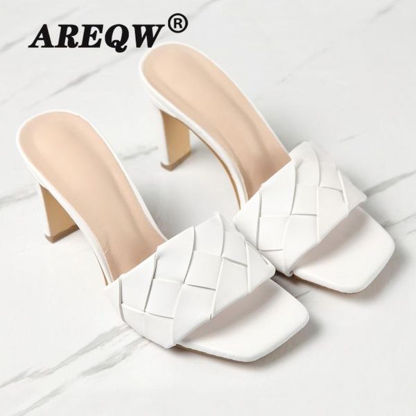 summer weave women slippers fashion thick high heels gladiator sandals slip on outdoor beach slides ladies mules shoes, Black
summer weave women slippers fashion thick high heels gladiator sandals slip on outdoor beach slides ladies mules shoes, Black