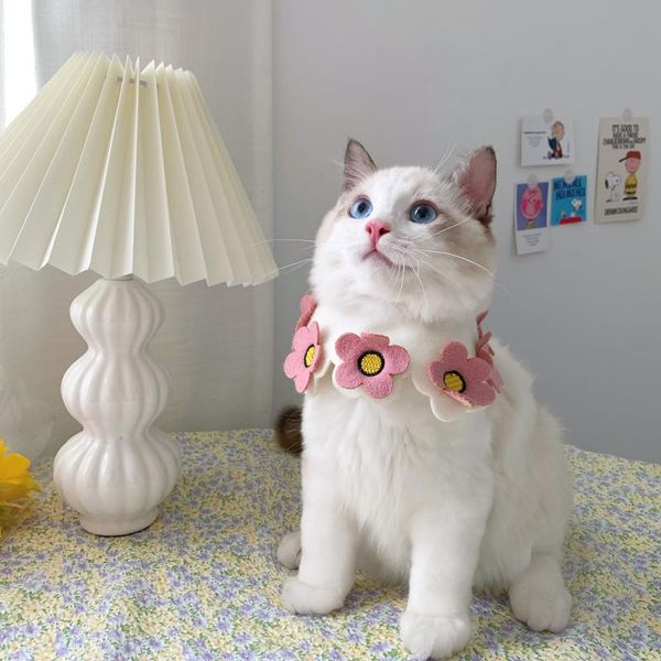 cat costumes pet dog neckerchief decoration flower scarf saliva towel cartoon necklace accessories circle collar supplies n63
cat costumes pet dog neckerchief decoration flower scarf saliva towel cartoon necklace accessories circle collar supplies n63