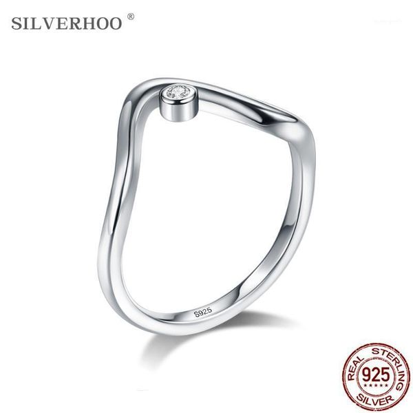 cluster rings silverhoo 925 sterling silver minimalist irregular wave clear cz finger for women engagement ring jewelry girlfriend gift1, Golden;silver
cluster rings silverhoo 925 sterling silver minimalist irregular wave clear cz finger for women engagement ring jewelry girlfriend gift1, Golden;silver