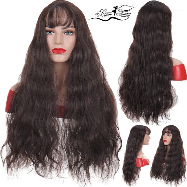 long wavy wigs for black people synthesized from fibers high temperature resistance brown orange1
long wavy wigs for black people synthesized from fibers high temperature resistance brown orange1