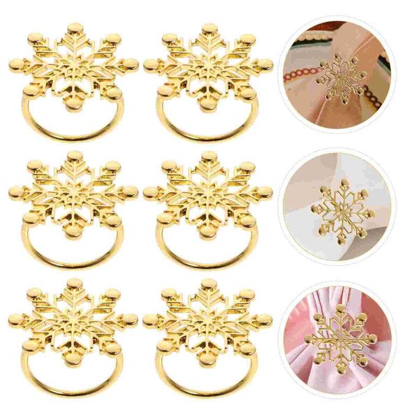 napkin rings 6pcs christmas buckles dining table decorations (golden) 
napkin rings 6pcs christmas buckles dining table decorations (golden)
