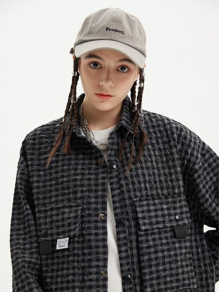 women's jackets fashion harajuku color patchwork turn-down collar button woolen coat women casual long sleeve pocket jacket loose lady, Black;brown
women's jackets fashion harajuku color patchwork turn-down collar button woolen coat women casual long sleeve pocket jacket loose lady, Black;brown