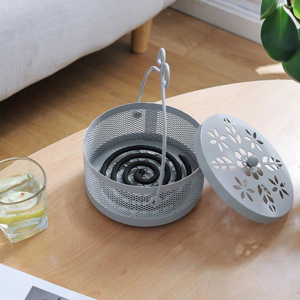 fragrance lamps mosquito repellent coil holder fireproof hollow incense burner case portable iron hanging box for home camping el
fragrance lamps mosquito repellent coil holder fireproof hollow incense burner case portable iron hanging box for home camping el