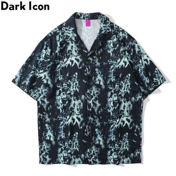 full printed vintage street polo shirt men short sleeved summer hawaiian shirts male 210603, White;black
full printed vintage street polo shirt men short sleeved summer hawaiian shirts male 210603, White;black