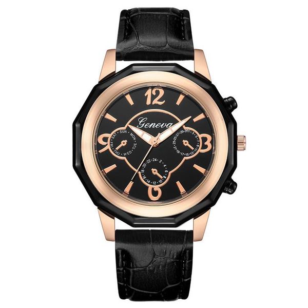 geneva women's quartz watch watches fashion leather women wristwatch clock saati bayan kol mujer relojes montre feminino wristwatches, Slivery;brown
geneva women's quartz watch watches fashion leather women wristwatch clock saati bayan kol mujer relojes montre feminino wristwatches, Slivery;brown