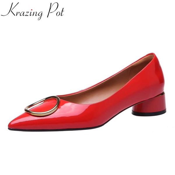 dress shoes krazing pot 2021 genuine leather pointed toe med heel wedding metal decorations women slip on solid shallow pumps l10, Black
dress shoes krazing pot 2021 genuine leather pointed toe med heel wedding metal decorations women slip on solid shallow pumps l10, Black