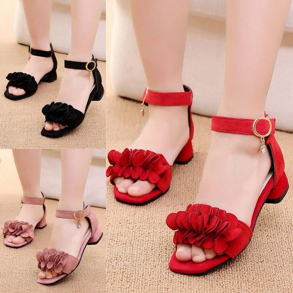 girls summer sandals flower appliques low heel princess shoes for party wedding dance kids beach size 27-37 black footwear, Black;red
girls summer sandals flower appliques low heel princess shoes for party wedding dance kids beach size 27-37 black footwear, Black;red