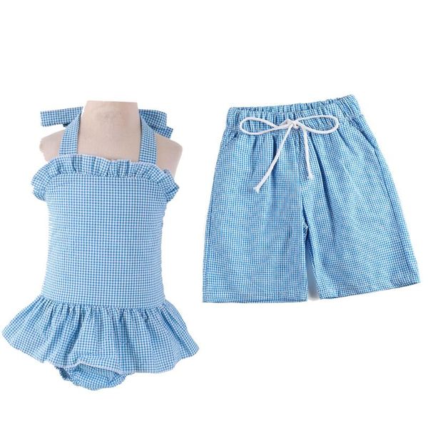 shorts summer siblings match beach swimming wear girls swimsuit with boys swim trunks seersucker, Black
shorts summer siblings match beach swimming wear girls swimsuit with boys swim trunks seersucker, Black