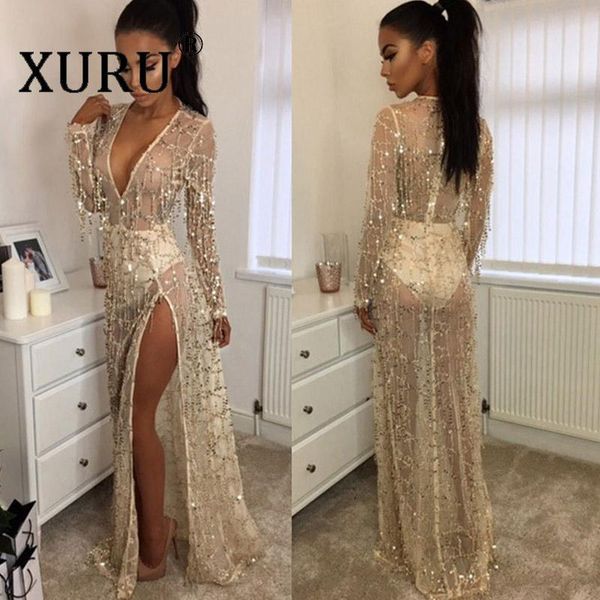 casual dresses xuru europe and the women's deep v-neck sequin dress split mopping nightclub, Black;gray
casual dresses xuru europe and the women's deep v-neck sequin dress split mopping nightclub, Black;gray