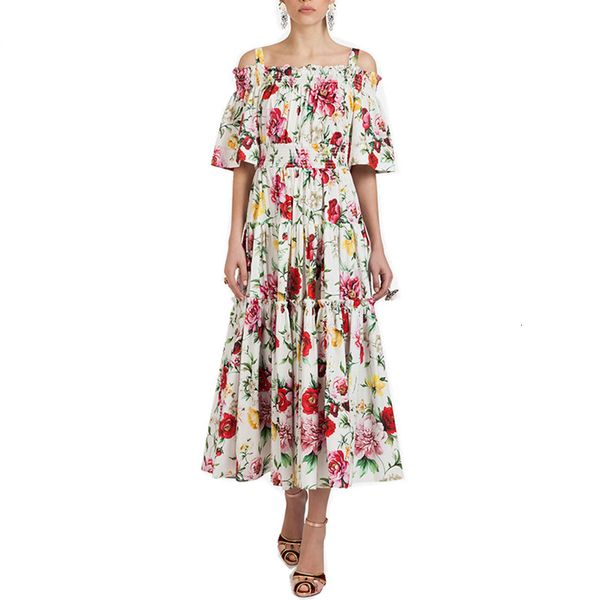 dress runway designer will see flower in women's summer clothes off shoulder slash floral neck impression boho dressed elastic waist n0, Black;gray
dress runway designer will see flower in women's summer clothes off shoulder slash floral neck impression boho dressed elastic waist n0, Black;gray