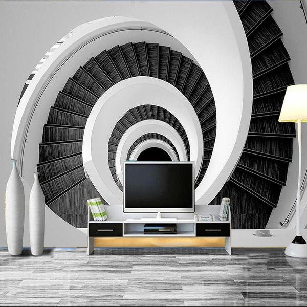 wallpapers modern creative 3d black and white swirl stairway po mural for living room bedroom stylish wall papers home decor
wallpapers modern creative 3d black and white swirl stairway po mural for living room bedroom stylish wall papers home decor