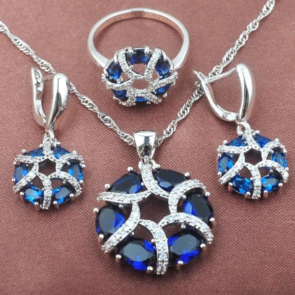 earrings & necklace 2021 exquisite blue zirconia women's silver color jewelry sets pendant ring tz0443
earrings & necklace 2021 exquisite blue zirconia women's silver color jewelry sets pendant ring tz0443
