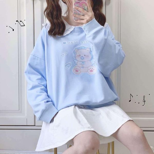 women's hoodies & sweatshirts harajuku 2021 blue cute amine sweatshirt women clothes autumn loose cartoon print hoodie spring winter st, Black
women's hoodies & sweatshirts harajuku 2021 blue cute amine sweatshirt women clothes autumn loose cartoon print hoodie spring winter st, Black