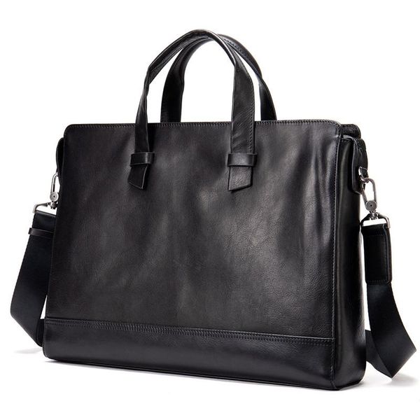 fashion men's briefcase male handbag genuine leather original man business shoulder bag brown for 14 inch lapbriefcases
fashion men's briefcase male handbag genuine leather original man business shoulder bag brown for 14 inch lapbriefcases
