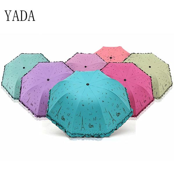 umbrellas yada tower folding charms umbrella rain women uv black coating brand windproof ys082
umbrellas yada tower folding charms umbrella rain women uv black coating brand windproof ys082