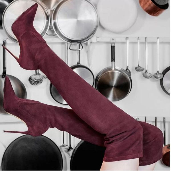 boots women shoes thigh high heels pointed toe ladies long autumn winter warm stiletto over the knee, Black
boots women shoes thigh high heels pointed toe ladies long autumn winter warm stiletto over the knee, Black
