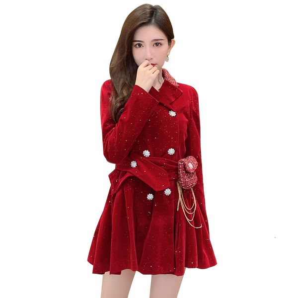 spring elegant autumn diamond shinny red beads velvet suit women long sleeve dress blazer 7vx9, Black;gray
spring elegant autumn diamond shinny red beads velvet suit women long sleeve dress blazer 7vx9, Black;gray