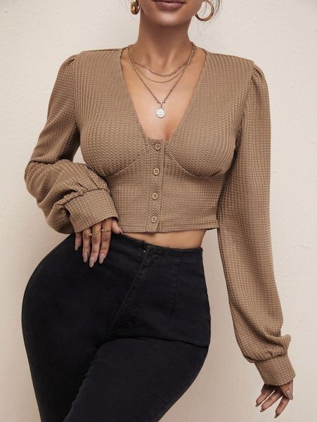 button front v neck k1sc#, White 
button front v neck k1sc#, White