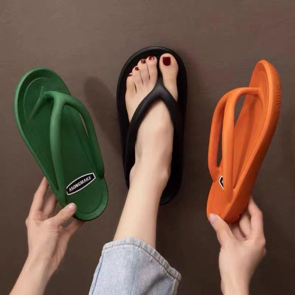 outer wear thick-soled flip flops female summer korean style tide drag seaside casual beach shoes fashion men slippers, Black
outer wear thick-soled flip flops female summer korean style tide drag seaside casual beach shoes fashion men slippers, Black