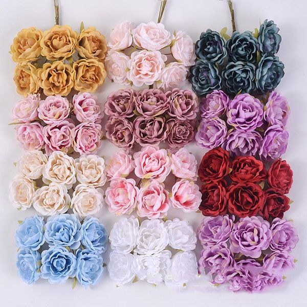 6pcs/bunch 3cm multicolor fake rose artificial flowers bouquet christmas wreath decor for home wedding diy craft year gifts decorative & wre
6pcs/bunch 3cm multicolor fake rose artificial flowers bouquet christmas wreath decor for home wedding diy craft year gifts decorative & wre