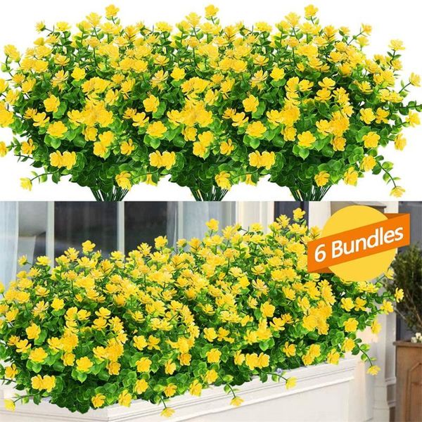 decorative flowers & wreaths 6 bundles artificial uv resistant fake boxwood plants faux hanging garden porch window box home farmhouse decor
decorative flowers & wreaths 6 bundles artificial uv resistant fake boxwood plants faux hanging garden porch window box home farmhouse decor