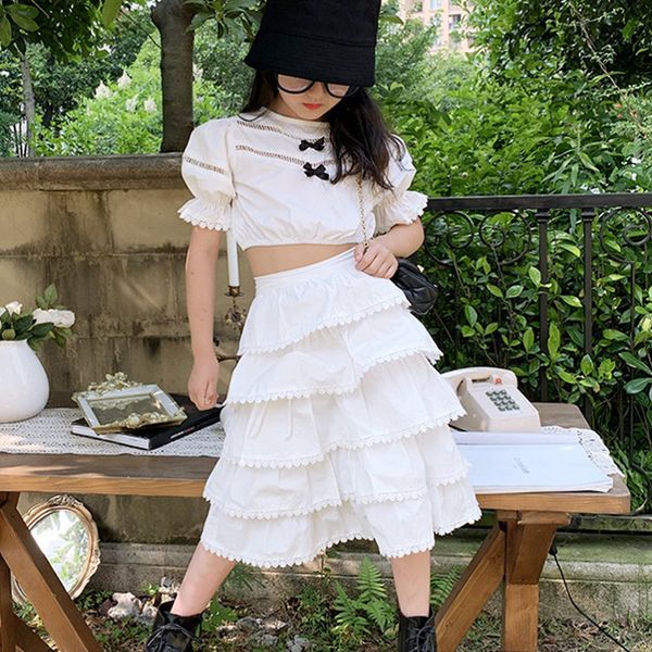 kids summer 2021 set suit white tshirt+skirt 2pieces girls princess clothing sets children party outfit tracksuit
kids summer 2021 set suit white tshirt+skirt 2pieces girls princess clothing sets children party outfit tracksuit